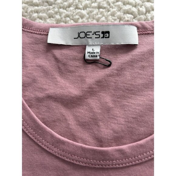 Joe’s Jeans Eyelet Flutter Sleeve Top in Rose NEW NWOT, Size L MSRP $148 - Picture 3 of 7